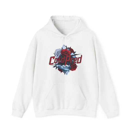 Red & White Roses Hoodie